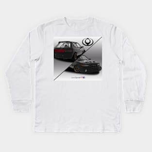 Mazda 323 Black 2 Kids Long Sleeve T-Shirt